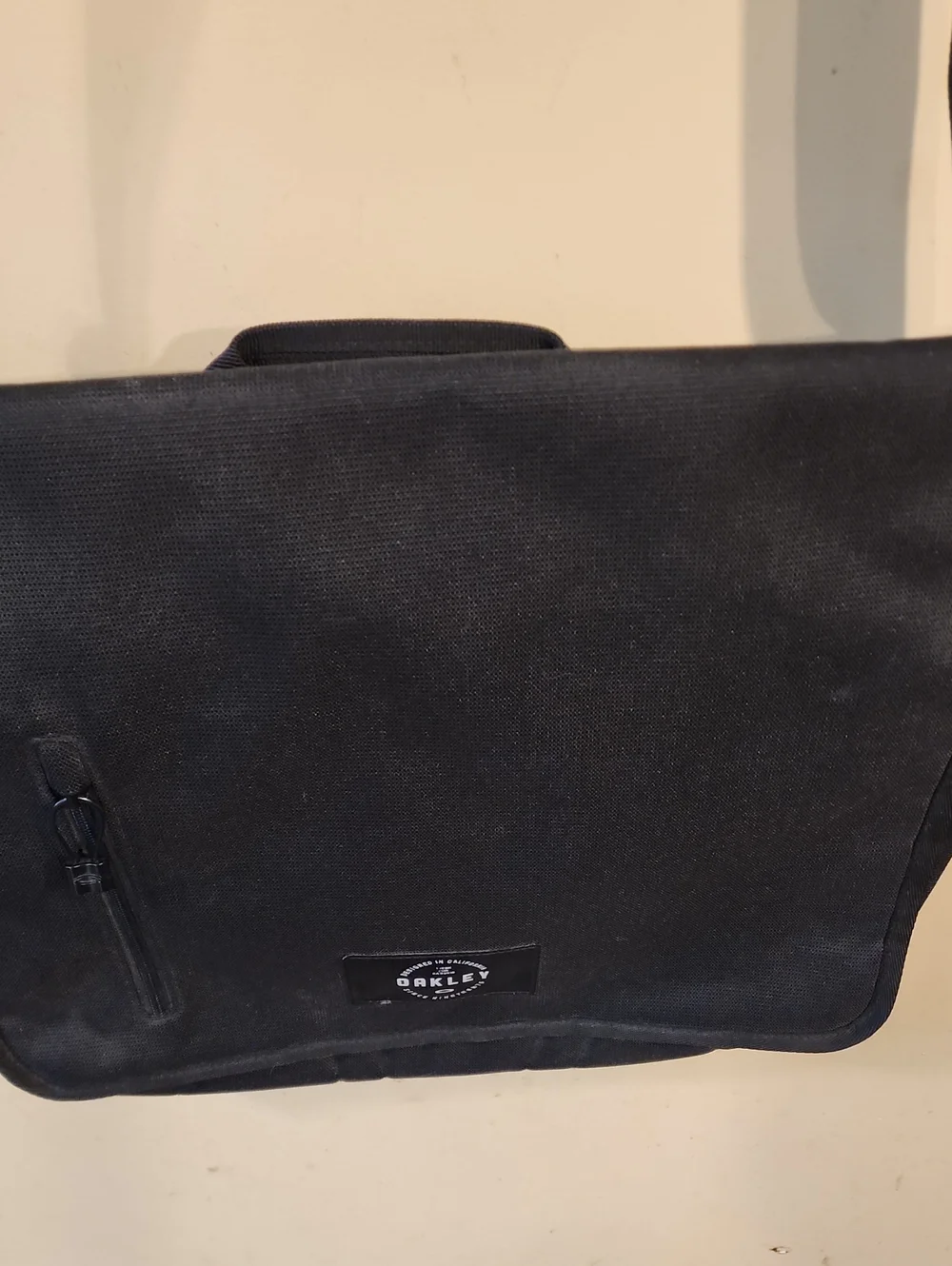 Oakley Black Laptop Messenger Bag